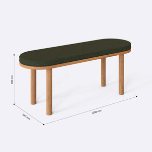 Shiv Bench – 47" x 15" (120 x 38 cm)