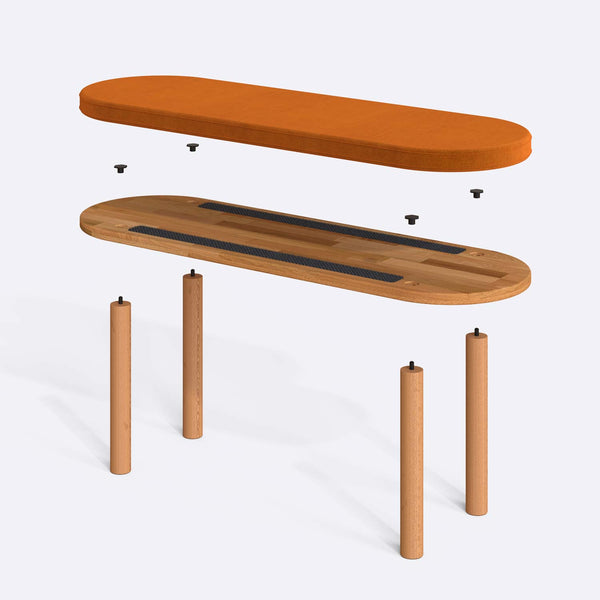 Shiv Bench – 47" x 15" (120 x 38 cm)