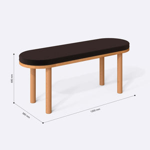 Shiv Bench – 47" x 15" (120 x 38 cm)