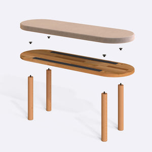 Shiv Bench – 47" x 15" (120 x 38 cm)