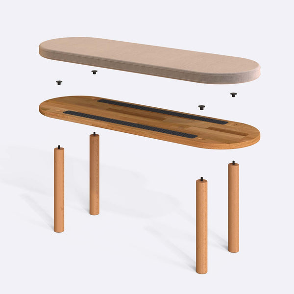 Shiv Bench – 47" x 15" (120 x 38 cm)