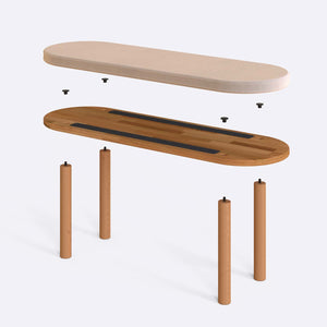 Shiv Bench – 47" x 15" (120 x 38 cm)