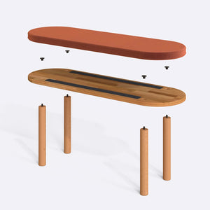 Shiv Bench – 47" x 15" (120 x 38 cm)