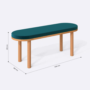 Shiv Bench – 47" x 15" (120 x 38 cm)