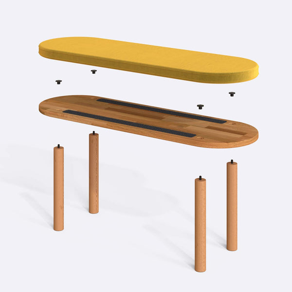 Shiv Bench – 47" x 15" (120 x 38 cm)