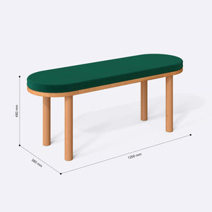 Shiv Bench – 47" x 15" (120 x 38 cm)