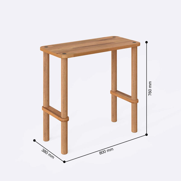 Vern Console Table – 31" x 15" (80 x 38 cm)