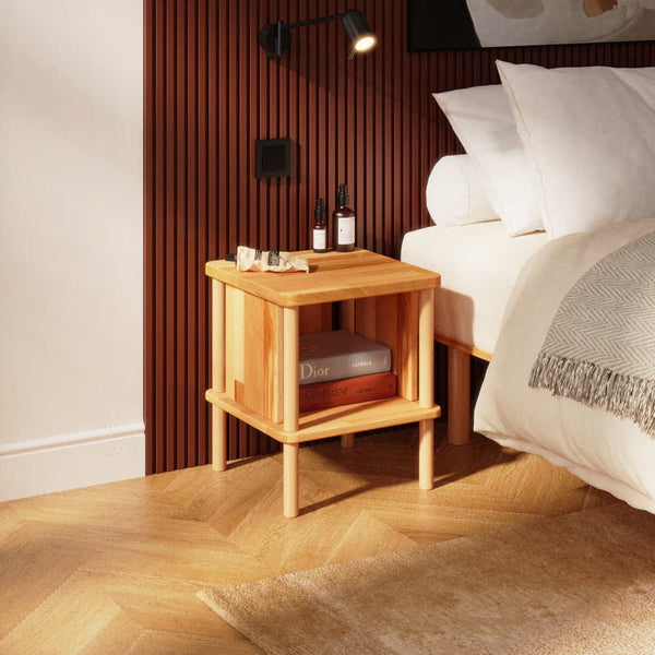 Eona Bedside Table – 15" x 15" (38 x 38 cm)