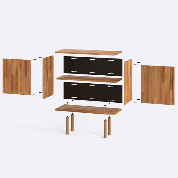 Nautilus Buffet – 45" x 18" (115 x 45 cm)