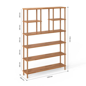 Jago Bookcase – 47" x 11" (120 x 28 cm)
