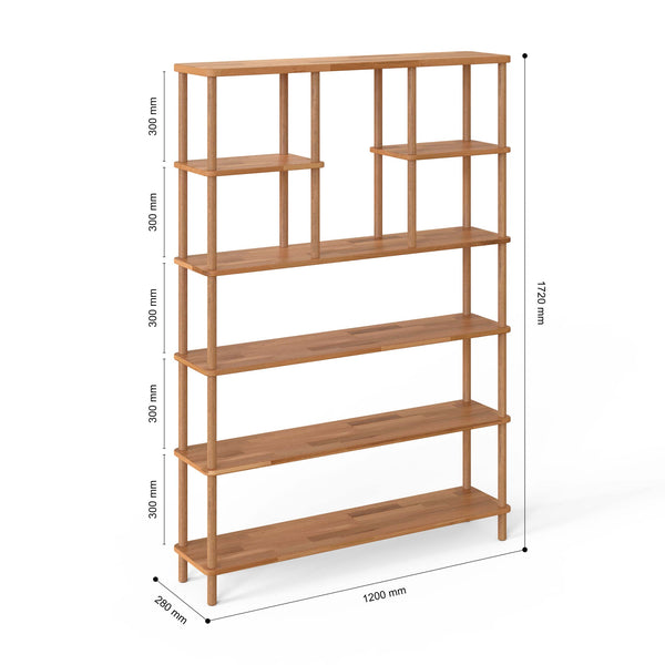 Jago Bookcase – 47" x 11" (120 x 28 cm)