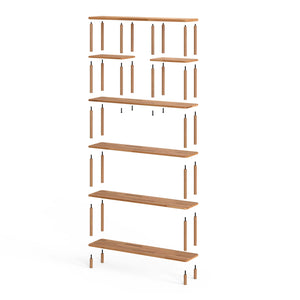 Jago Bookcase – 47" x 11" (120 x 28 cm)
