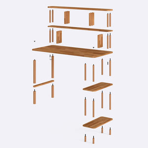 Nora Desk – 59" x 28" (150 x 70 cm)