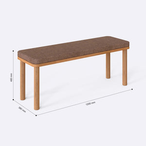 Dorrin Bench – 47" x 15" (120 x 38 cm)