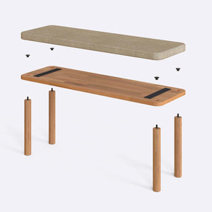 Dorrin Bench – 47" x 15" (120 x 38 cm)