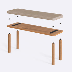 Dorrin Bench – 47" x 15" (120 x 38 cm)