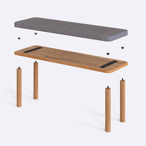 Dorrin Bench – 47" x 15" (120 x 38 cm)