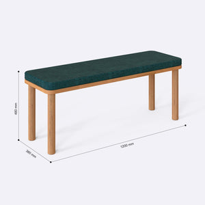 Dorrin Bench – 47" x 15" (120 x 38 cm)