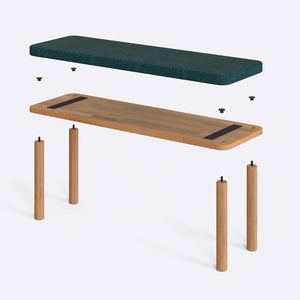 Dorrin Bench – 47" x 15" (120 x 38 cm)