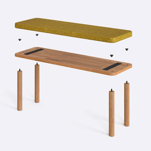 Dorrin Bench – 47" x 15" (120 x 38 cm)