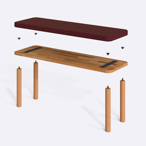 Dorrin Bench – 47" x 15" (120 x 38 cm)