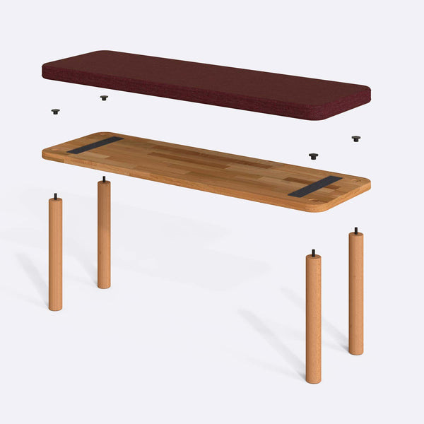 Dorrin Bench – 47" x 15" (120 x 38 cm)