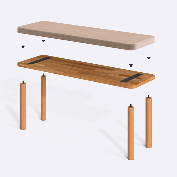 Dorrin Bench – 47" x 15" (120 x 38 cm)