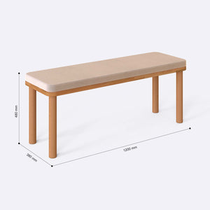 Dorrin Bench – 47" x 15" (120 x 38 cm)