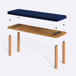 Dorrin Bench – 47" x 15" (120 x 38 cm)