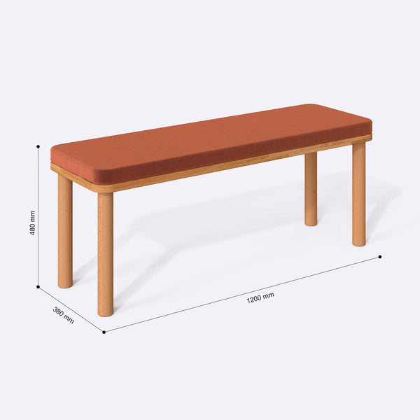 Dorrin Bench – 47" x 15" (120 x 38 cm)