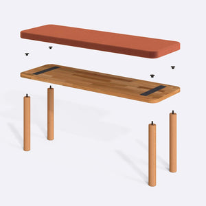 Dorrin Bench – 47" x 15" (120 x 38 cm)