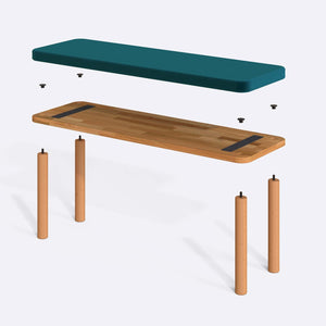 Dorrin Bench – 47" x 15" (120 x 38 cm)