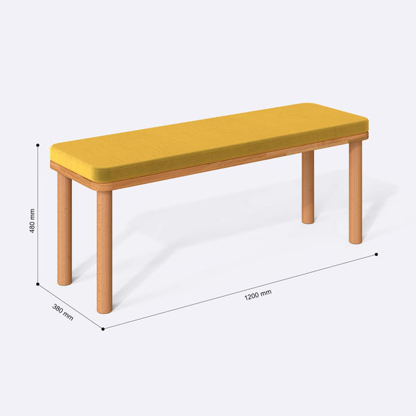 Dorrin Bench – 47" x 15" (120 x 38 cm)