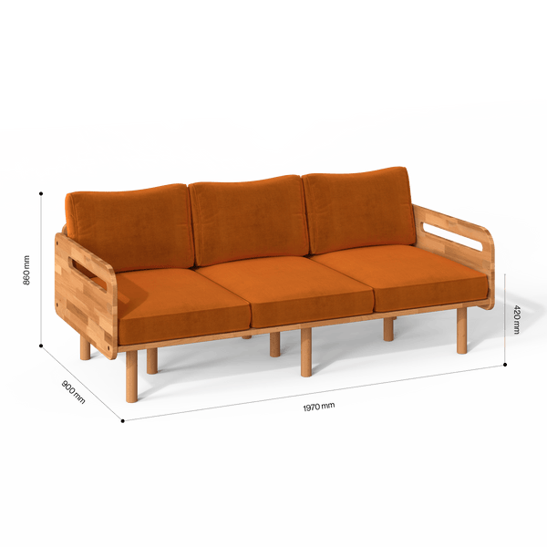 Camren Three Seat Sofa