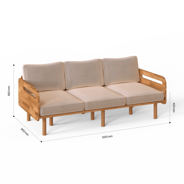 Camren Three Seat Sofa