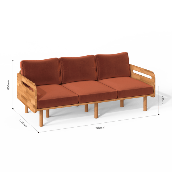 Camren Three Seat Sofa