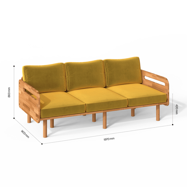 Camren Three Seat Sofa