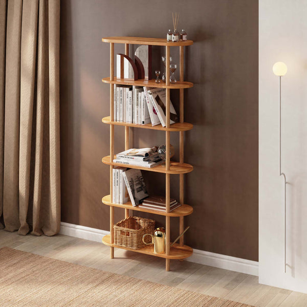 Kaer 6 Bookcase – 31" x 11" (80 x 28 cm)