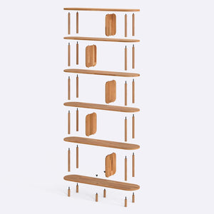 Bely 6 Bookcase – 47" x 11" (120 x 28 cm)