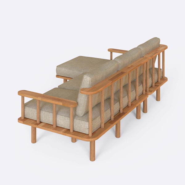 Lore Two Seat with Right Chaise
