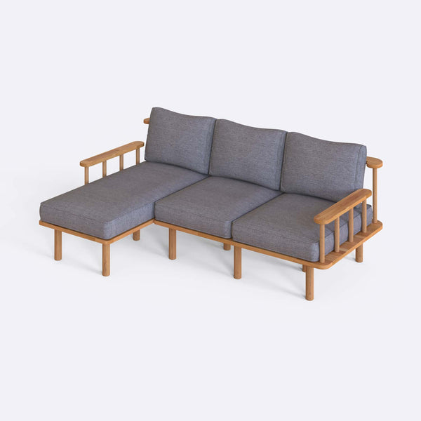 Lore Two Seat with Right Chaise