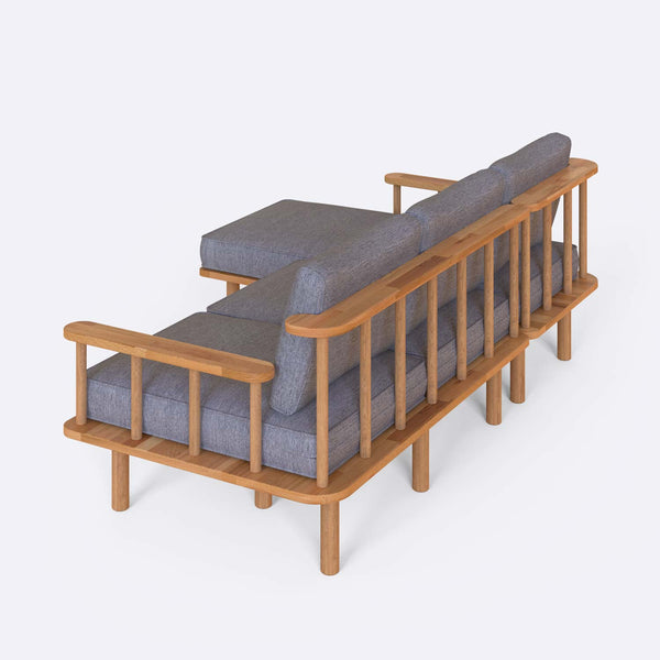 Lore Two Seat with Right Chaise