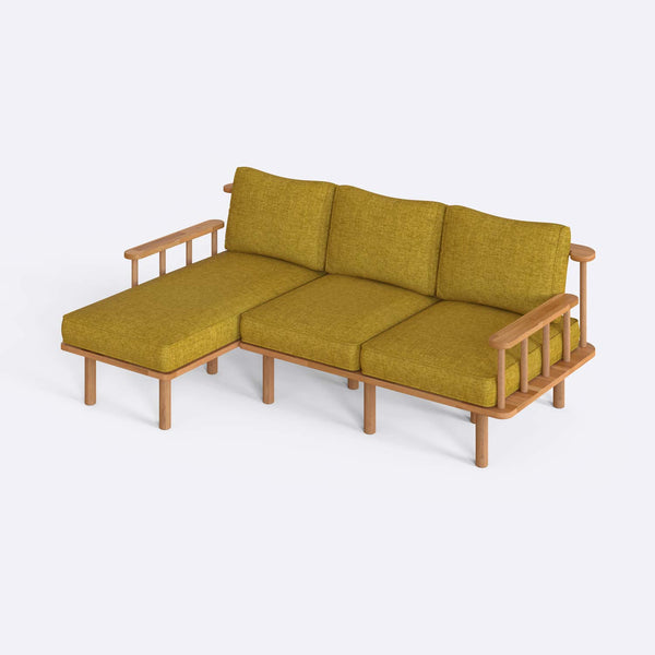 Lore Two Seat with Right Chaise