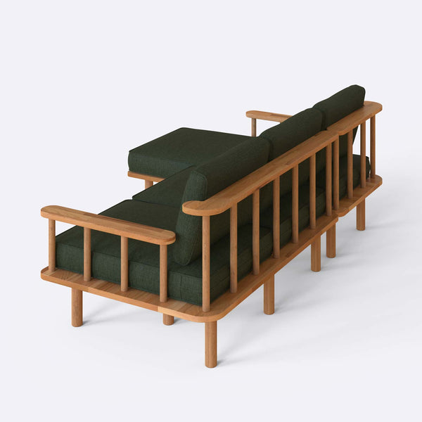 Lore Two Seat with Right Chaise