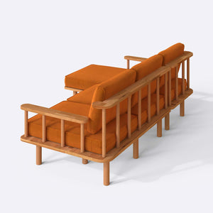 Lore Two Seat with Right Chaise