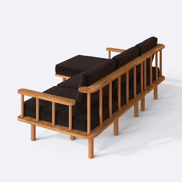 Lore Two Seat with Right Chaise