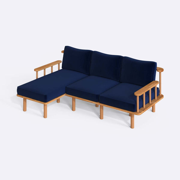 Lore Two Seat with Right Chaise