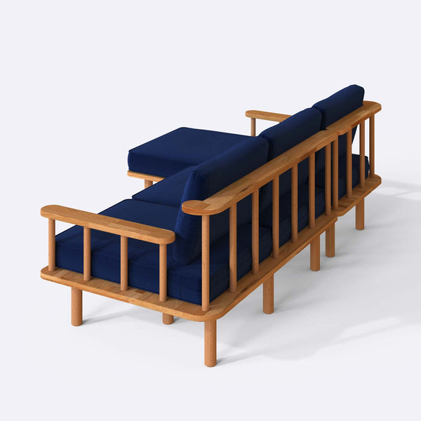 Lore Two Seat with Right Chaise