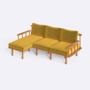 Lore Two Seat with Right Chaise