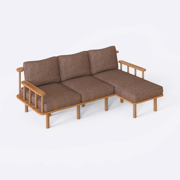 Lore Two Seat with Left Chaise
